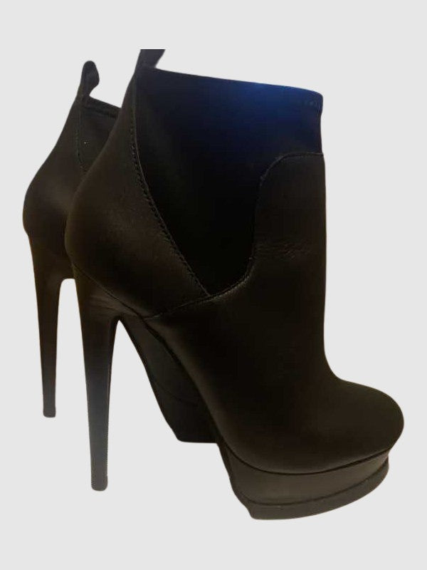 DONNAA PLATFORM LEATHER IN BLACK - SM REBOOTED