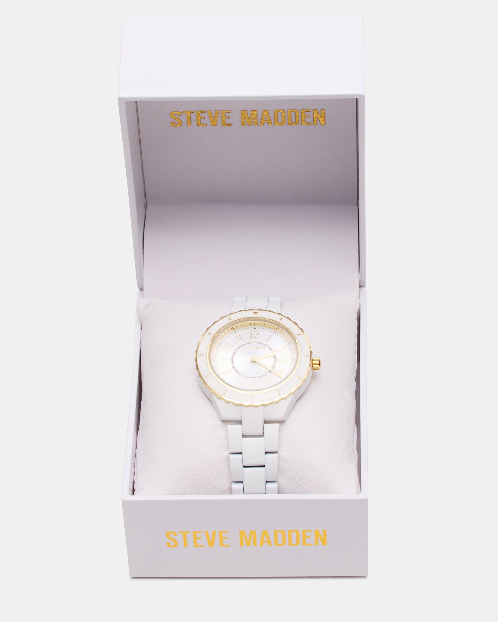 WOMEN'S STAINLESS STEEL WATCH WHITE