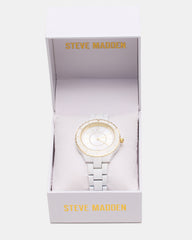 WOMEN'S STAINLESS STEEL WATCH WHITE