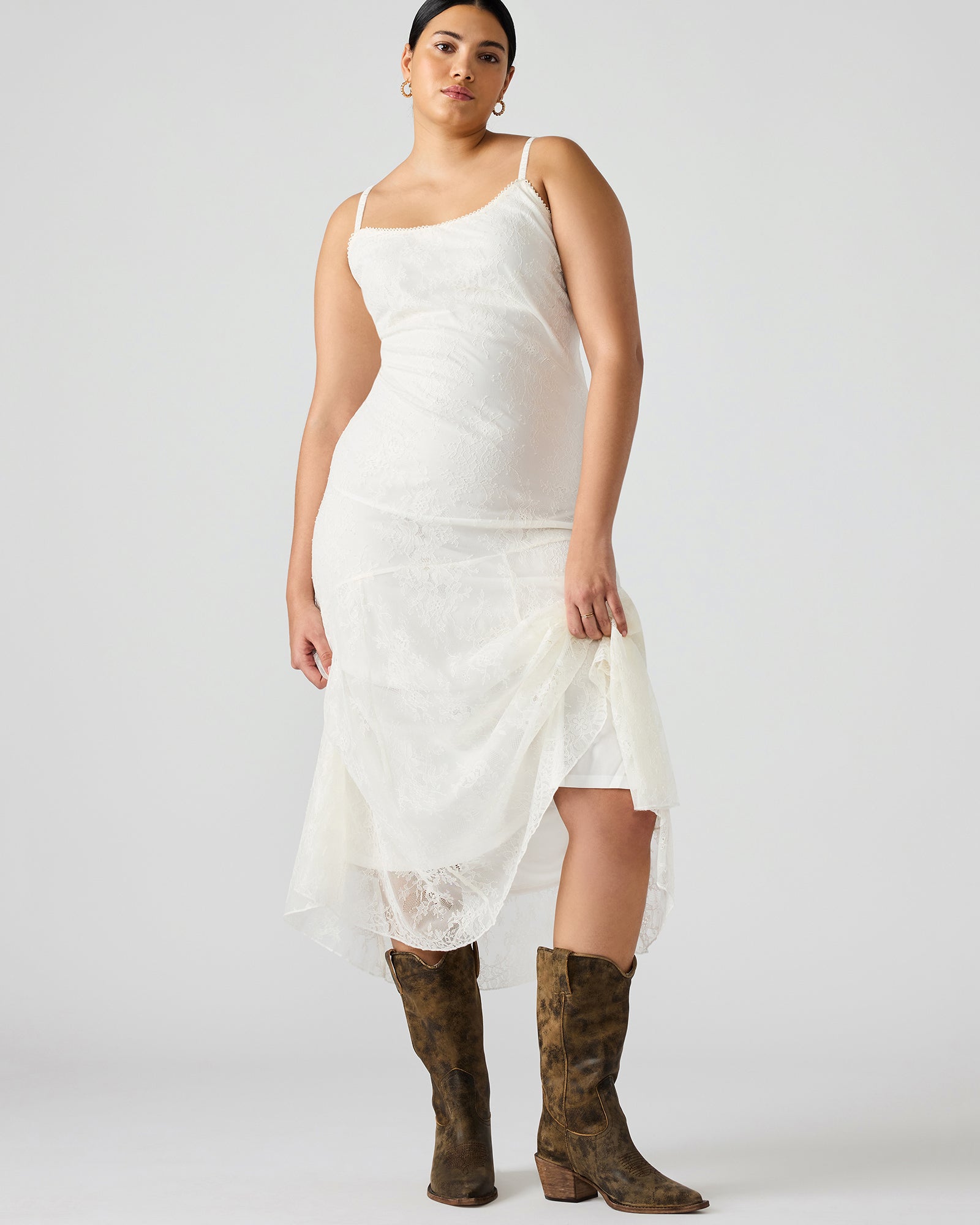 VEERA DRESS WHITE