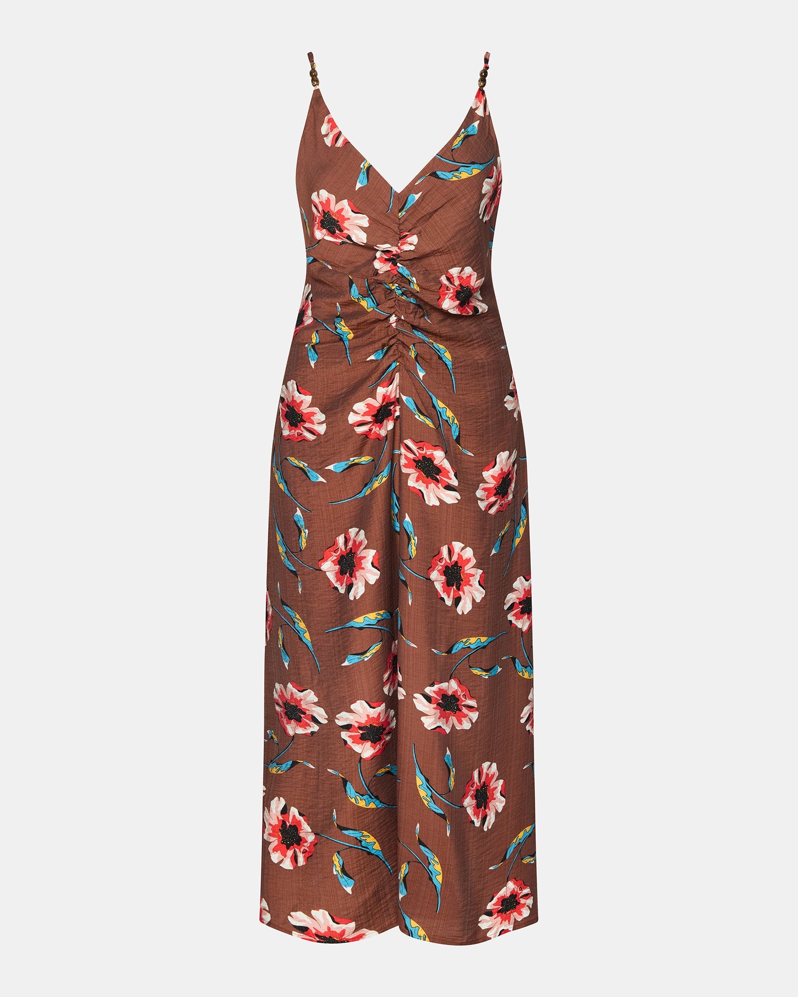 MONROE DRESS BROWN