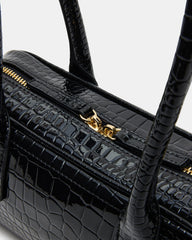 ANISE BAG BLACK CROCODILE
