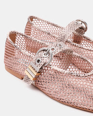 LUCIA BLUSH MULTI MESH