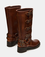 ROCKY COGNAC DISTRESSED WIDE CALF