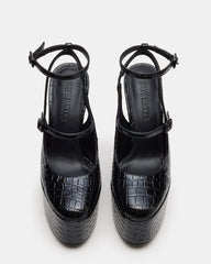 SCOTLYN BLACK CROCODILE
